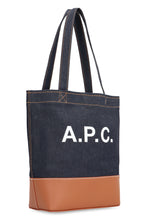 Load image into Gallery viewer, Axel small denim tote bag