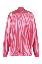 Load image into Gallery viewer, Techno satin full-zip sweatshirt