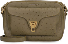Load image into Gallery viewer, Beat Ostrich leather crossbody bag