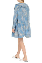 Load image into Gallery viewer, Checked cotton shirtdress