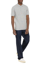 Load image into Gallery viewer, Embroidered cotton piqué polo shirt