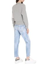 Load image into Gallery viewer, Logo detail cotton cardiga