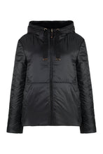 Load image into Gallery viewer, Flinn hooded techno fabric down jacket