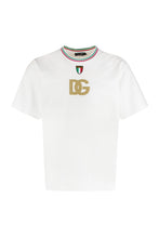 Load image into Gallery viewer, Cotton crew-neck T-shirt