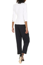 Load image into Gallery viewer, Stretch double-breasted blazer