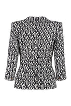 Load image into Gallery viewer, Stretch double-breasted blazer