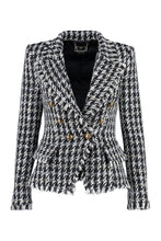 Load image into Gallery viewer, Tweed double-breasted blazer