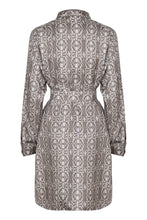 Load image into Gallery viewer, Printed silk chemisier dress