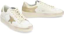 Load image into Gallery viewer, Stardan leather and fabric low-top sneakers