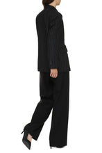 Load image into Gallery viewer, Pinstripe double breasted blazer