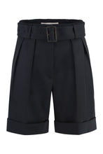 Load image into Gallery viewer, Gabardine bermuda shorts