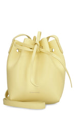 Load image into Gallery viewer, Bucket leather mini crossbody bag