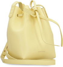 Load image into Gallery viewer, Bucket leather mini crossbody bag