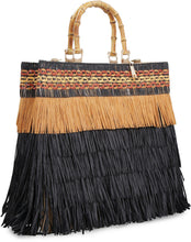 Load image into Gallery viewer, Ibiza raffia tote bag