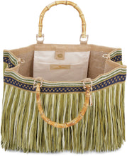Load image into Gallery viewer, Ibiza raffia tote bag