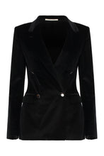 Load image into Gallery viewer, Double-breasted velvet jacket