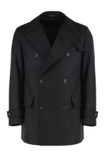 Load image into Gallery viewer, Double-breasted wool coat