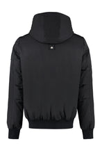 Load image into Gallery viewer, Ballistic hooded bomber-style down jacket