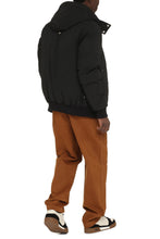 Load image into Gallery viewer, Ballistic hooded bomber-style down jacket