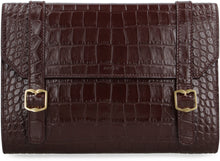 Load image into Gallery viewer, Printed leather clutch