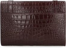Load image into Gallery viewer, Printed leather clutch