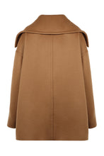 Load image into Gallery viewer, Double-breasted coat in cashmere