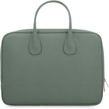 Load image into Gallery viewer, My Logo leather briefcase