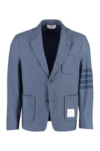 Load image into Gallery viewer, Single-breasted cotton blazer