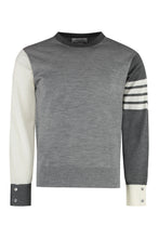 Load image into Gallery viewer, Crew-neck wool sweater