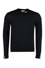 Load image into Gallery viewer, Virgin wool crew-neck sweater