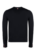 Load image into Gallery viewer, Virgin wool crew-neck sweater