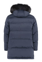 Load image into Gallery viewer, Hooded nylon down jacket