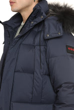 Load image into Gallery viewer, Hooded nylon down jacket