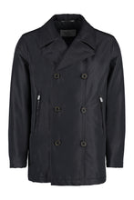 Load image into Gallery viewer, Padded double-breast peacoat