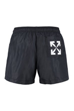 Load image into Gallery viewer, Logo print swim shorts