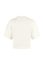 Load image into Gallery viewer, Logo detail cropped t-shirt