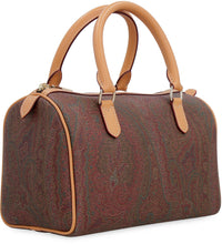 Load image into Gallery viewer, Paisley print boston bag