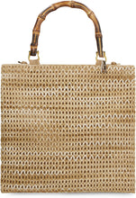 Load image into Gallery viewer, Panarea raffia tote bag