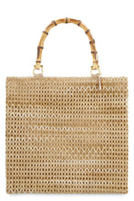 Load image into Gallery viewer, Panarea raffia tote bag