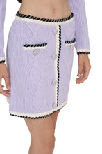 Load image into Gallery viewer, Knitted mini skirt