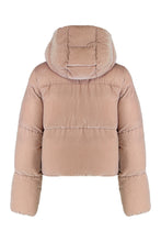 Load image into Gallery viewer, Velvet puffer jacket