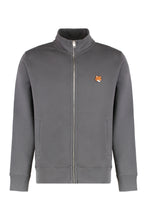 Load image into Gallery viewer, Full-zip sweatshirt in cotton
