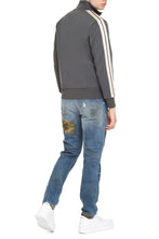 Load image into Gallery viewer, Techno fabric full-zip sweatshirt
