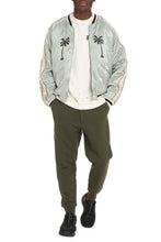 Load image into Gallery viewer, Embroidered satin bomber