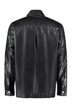 Load image into Gallery viewer, Vegan-leather overshirt