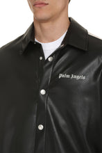 Load image into Gallery viewer, Vegan-leather overshirt
