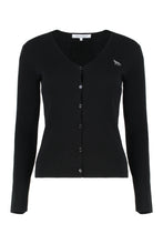Load image into Gallery viewer, Cardigan made of fine ribbed wool