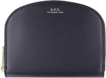 Load image into Gallery viewer, Small leather flap-over wallet