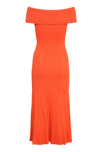 Load image into Gallery viewer, Knitted off-the-shoulder dress