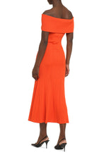 Load image into Gallery viewer, Knitted off-the-shoulder dress